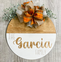 Fall Plaid Bow