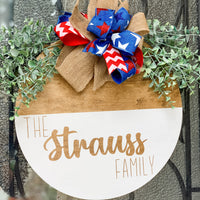 Red White and Blue Bow
