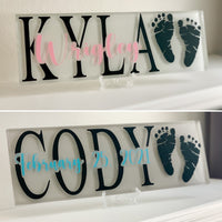 Personalized Baby Name Tile