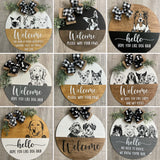 Custom Pet Portrait Door Hanger