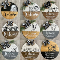 Custom Pet Portrait Door Hanger