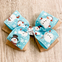 Snowman Bow