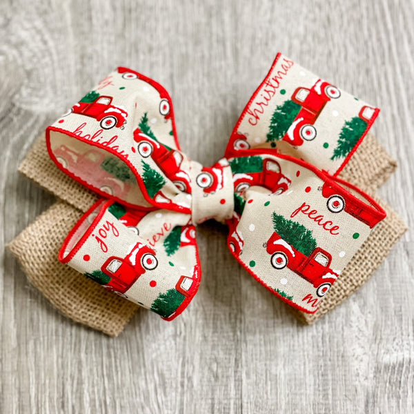 Christmas Tree Pickup Truck