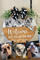 Custom Pet Portrait Door Hanger
