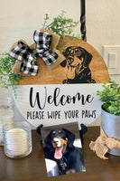 Custom Pet Portrait Door Hanger