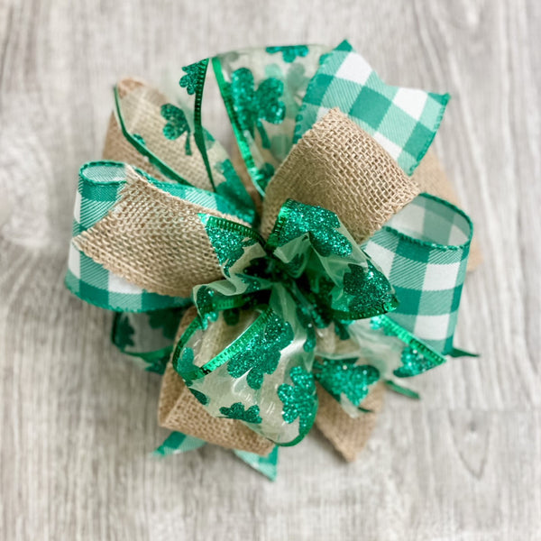 St. Patrick's Day Shamrock Bow