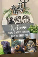 Custom Pet Portrait Door Hanger