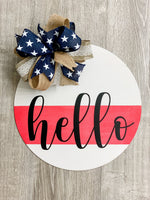 4th of July Welcome Sign
