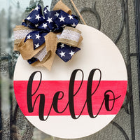 4th of July Welcome Sign