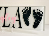 Personalized Baby Name Tile