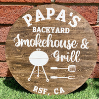 Backyard BBQ Sign