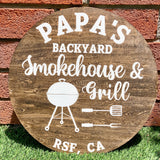 Backyard BBQ Sign