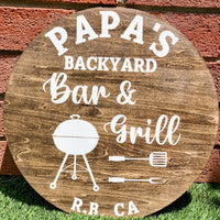 Backyard BBQ Sign