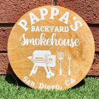 Backyard BBQ Sign