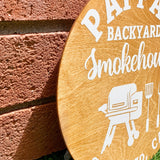 Backyard BBQ Sign