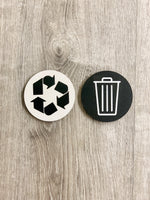 Trash and Recycling Magnets