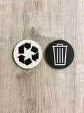 Trash and Recycling Magnets