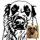 Pet Portrait Pocket t-shirt