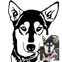 Pet Portrait Pocket t-shirt