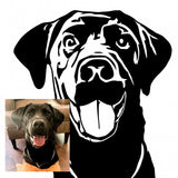 Pet Portrait Pocket t-shirt