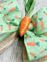 Easter Bunny Carrot Bow