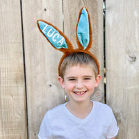 Personalized Easter Bunny Ears Headband