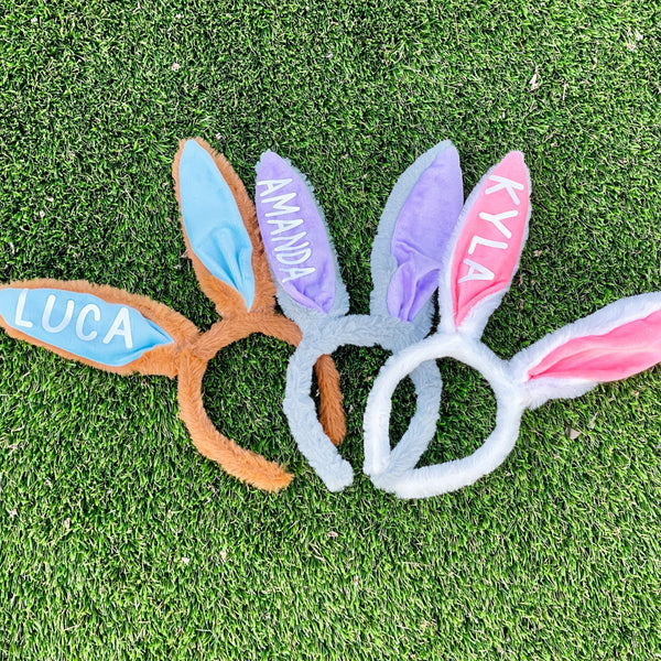 Personalized Easter Bunny Ears Headband