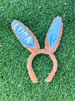 Personalized Easter Bunny Ears Headband