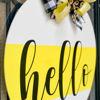 Spring/Summer Welcome Sign