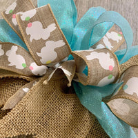 Blue Sparkle and Bunny Bow