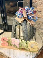 Easter Egg Glitter Bow