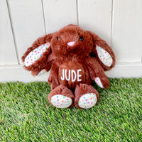 Personalized Stuffed Easter Bunny