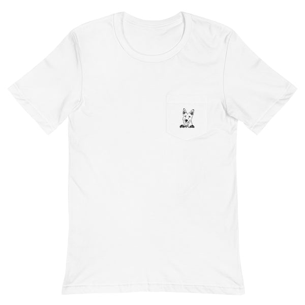 Pet Portrait Pocket t-shirt